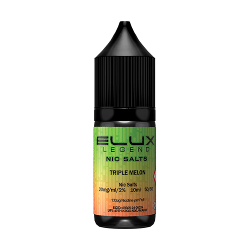 elux legend nic salts triple melon 10ml