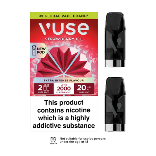 vuse extra intense pods strawberry ice 20mg