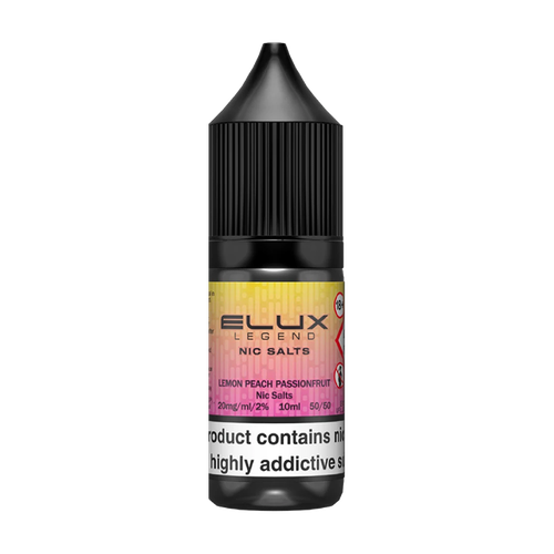 elux legend nic salts lemon peach passionfruit 10ml