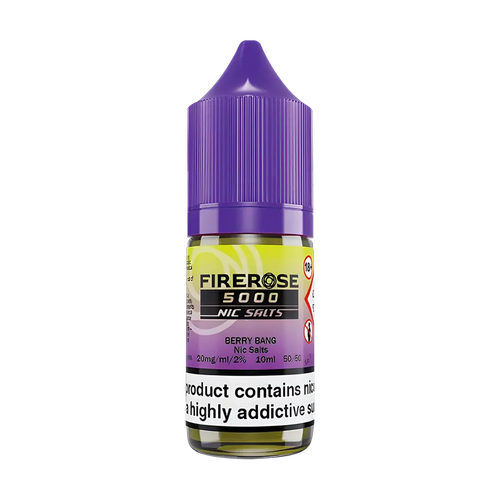 elux firerose 5000 nic salt eliquid berry bang