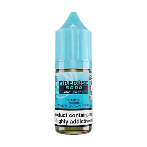 elux firerose 5000 nic salt eliquid blue crush
