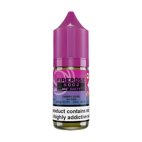 elux firerose 5000 nic salt eliquid cherry sours