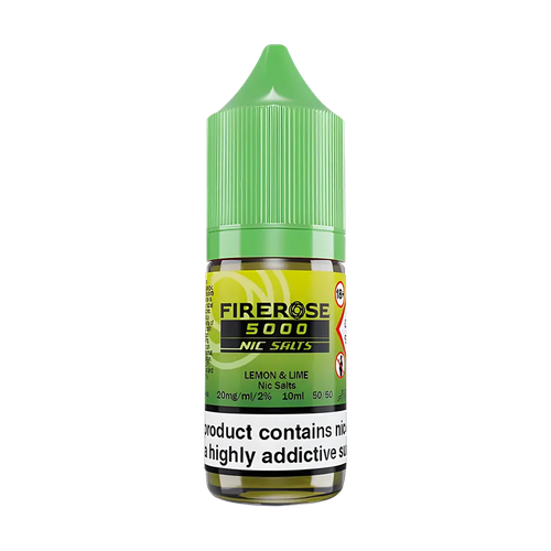 elux firerose 5000 nic salt eliquid lemon lime