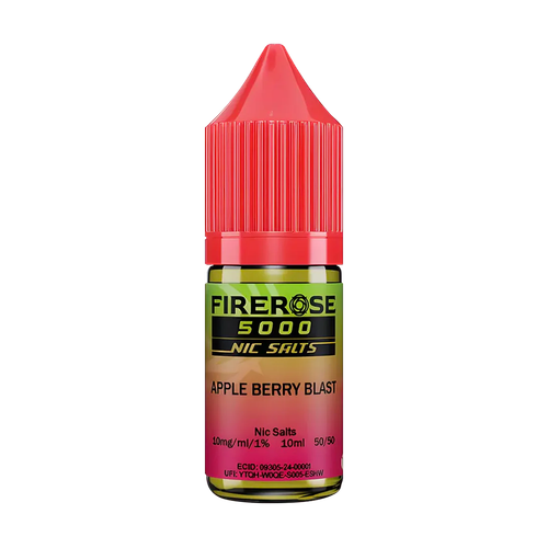 elux firerose 5000 nic salt eliquid apple berry blast
