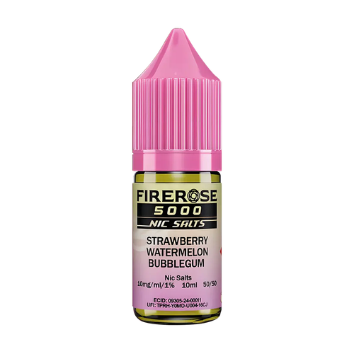 elux firerose 5000 nic salt eliquid strawberry watermelon bubblegum