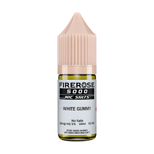 elux firerose 5000 nic salt eliquid white gummy