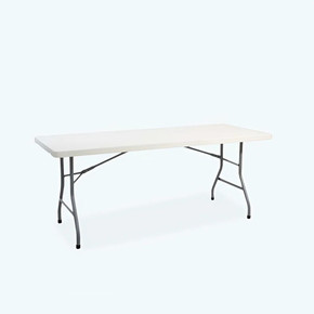 6ft Folding Plastic Trestle Table (ex Paris Olympics) 6ft Folding Plastic Trestle Table (ex Paris Olympics)