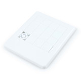 A sliding tile puzzle featuring a white frame with a grid of movable tiles and one empty space for rearranging.