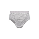 Grey Y-Front Briefs with a soft waistband, featuring a simple design and no visible branding.