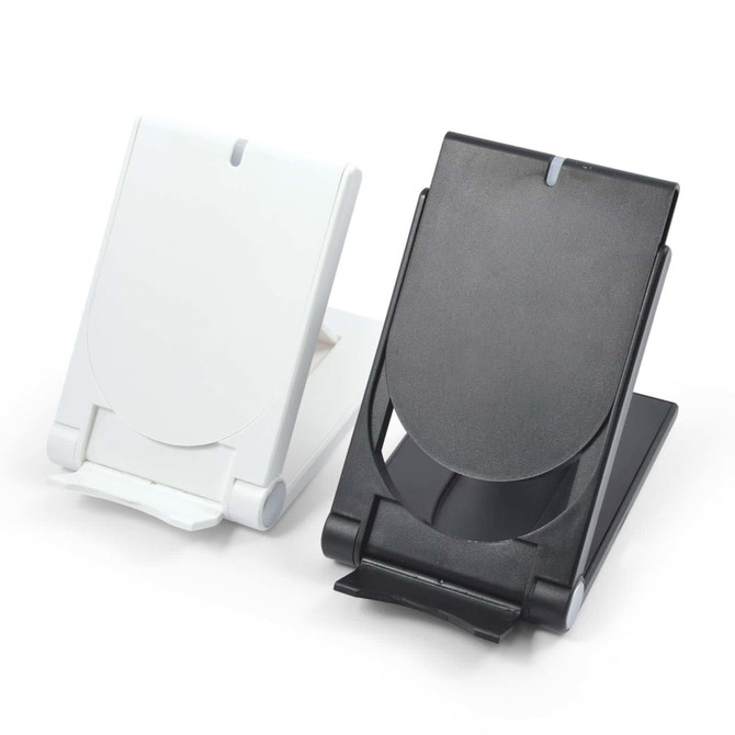 A wireless charger set featuring one black charger and one white charger, both designed for mobile devices.