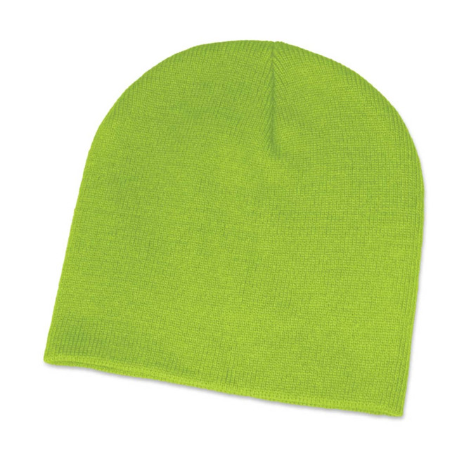 A bright green Commando Beanie.