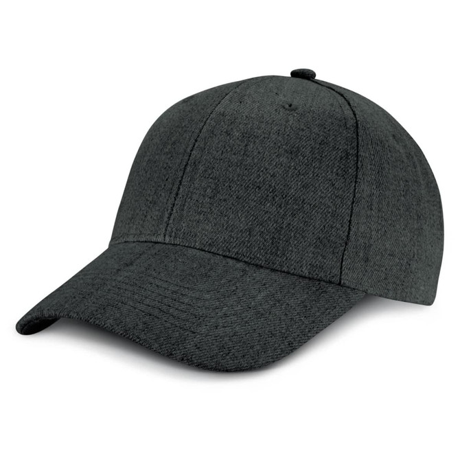 A dark gray Raptor Cap with a classic curved brim and a structured fit.
