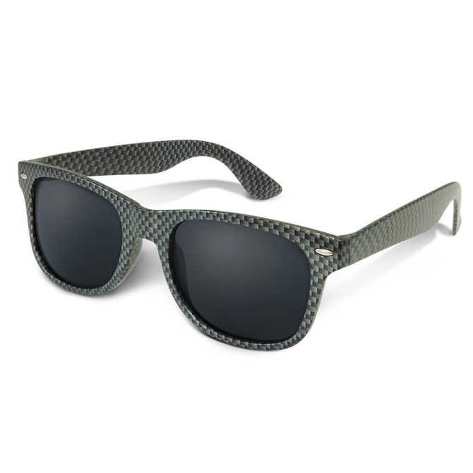 Malibu Premium Sunglasses in carbon fibre design with dark lenses and a sleek, modern frame.