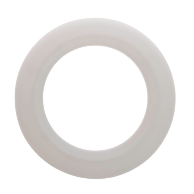 A silicone flyer in a circular disc shape, featuring a smooth, flexible surface.