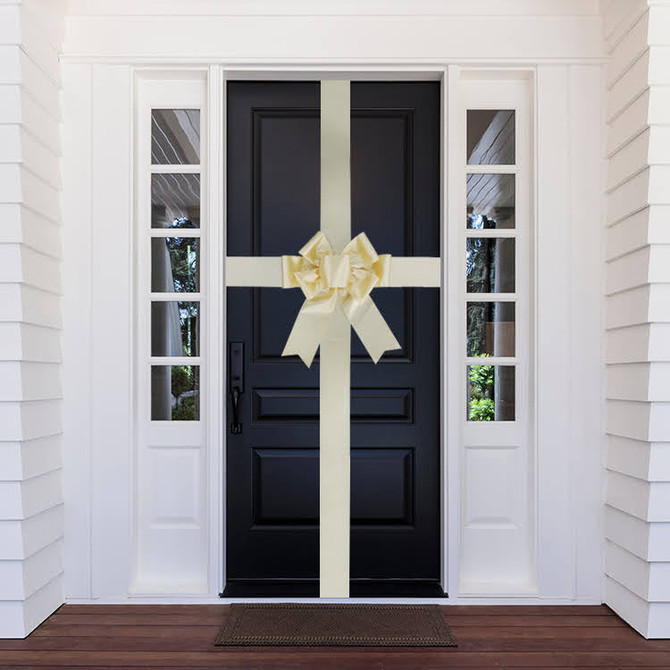 Satin Settlement Door Bow