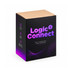 A black box with vibrant purple and pink graphics, featuring branding and a logo for "Logic Connect".