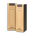 A drink bottle in a simple, tall design, presented in a brown cardboard box with a logo.