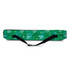 A green cooler sling bag featuring a repeating golf-themed pattern and a black strap. It has a logo present.