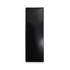 A sleek, black rectangular box with a glossy finish, featuring a logo on one side.