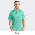 A men's polo shirt in a vibrant teal colour, featuring a collar and a logo on the chest.