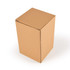 A plain cardboard box suitable for packaging products.