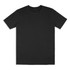 A black unisex TRENDSWEAR Element T-shirt with short sleeves and a round neckline. It features a logo.