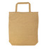 A beige short handle shopping bag made from eco-friendly materials, featuring a simple and functional design.