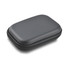 A black small EVA zipper case with a smooth exterior and zip closure. Suitable for various storage needs.
