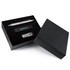 A black gift set containing a silver pen, a USB drive, and a black flash drive, presented in a sleek box.
