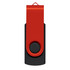 A Helix 4GB Mix & Match Flash Drive in red and black.