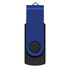 A blue and black Helix 4GB Mix & Match Flash Drive designed for easy portability and functionality.