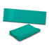 A turquoise Enduro Sports Towel is displayed, both folded and unfolded, highlighting its soft texture and vibrant color.