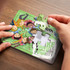 A wooden puzzle featuring colourful cartoon characters and a motivational message, with hands assembling the pieces.