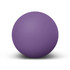 A purple Hi-Bounce Ball sits against a plain background, featuring a smooth, glossy surface. It has a logo on it.