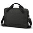 A green laptop bag with dual handles, a shoulder strap, and a zippered pocket on the back. It features a logo.