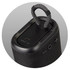 A black outdoor Bluetooth speaker with a textured surface and a carrying loop on top. It features a USB input.