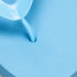 A close-up of a light blue Tidal Flip Flop with a thong strap and textured footbed. Features a logo.