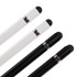 A set of Mirage Aluminium Inkless Pens in white and black, featuring a sleek design with a smooth tip.
