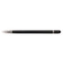 A black aluminum inkless pen with a transparent cap and a sleek, minimalist design. It features a logo.