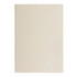 A blank, light beige sticky note booklet with a textured cover, featuring an unbranded design.