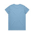 A light blue t-shirt with a classic fit and a branding logo on the back.