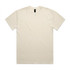A creamy beige T-shirt with a relaxed fit and a label on the neckline. It features a simple, clean design.