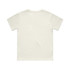 A plain white youth classic tee with a crew neckline and short sleeves, featuring a logo on the back.