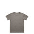 A heavy faded tee for kids in a muted olive green colour, featuring a simple crew neck and a logo on the tag.