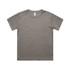 A heavy faded tee in a muted olive grey colour. The shirt has a classic crew neck design and features a logo.
