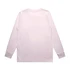 A light pink long-sleeve t-shirt with a plain back and no visible logos or branding.