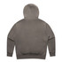 A faded green hoodie with a hood and long sleeves, featuring a simple and clean design.