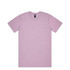 A pink Classic Tee featuring a crew neck design and short sleeves, with a logo on the label.