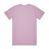 A lavender Classic Tee featuring a plain back design and a logo on the label.