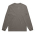 A long-sleeve tee in a faded khaki colour, featuring a plain back and fitted cuffs. It has a logo.